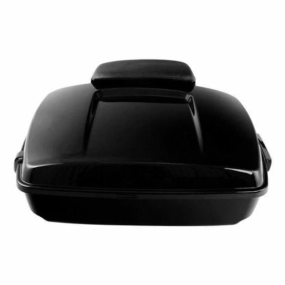 Mount Rack Plate Trunk Backrest Pad for Harley Electra Glide (2009-2013)