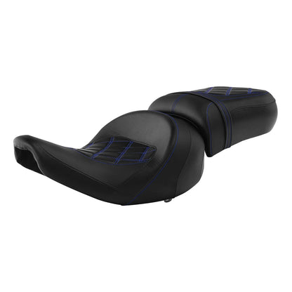 Pair of Black Two-up Seats for Indian Roadmaster Chieftain 2014-2023