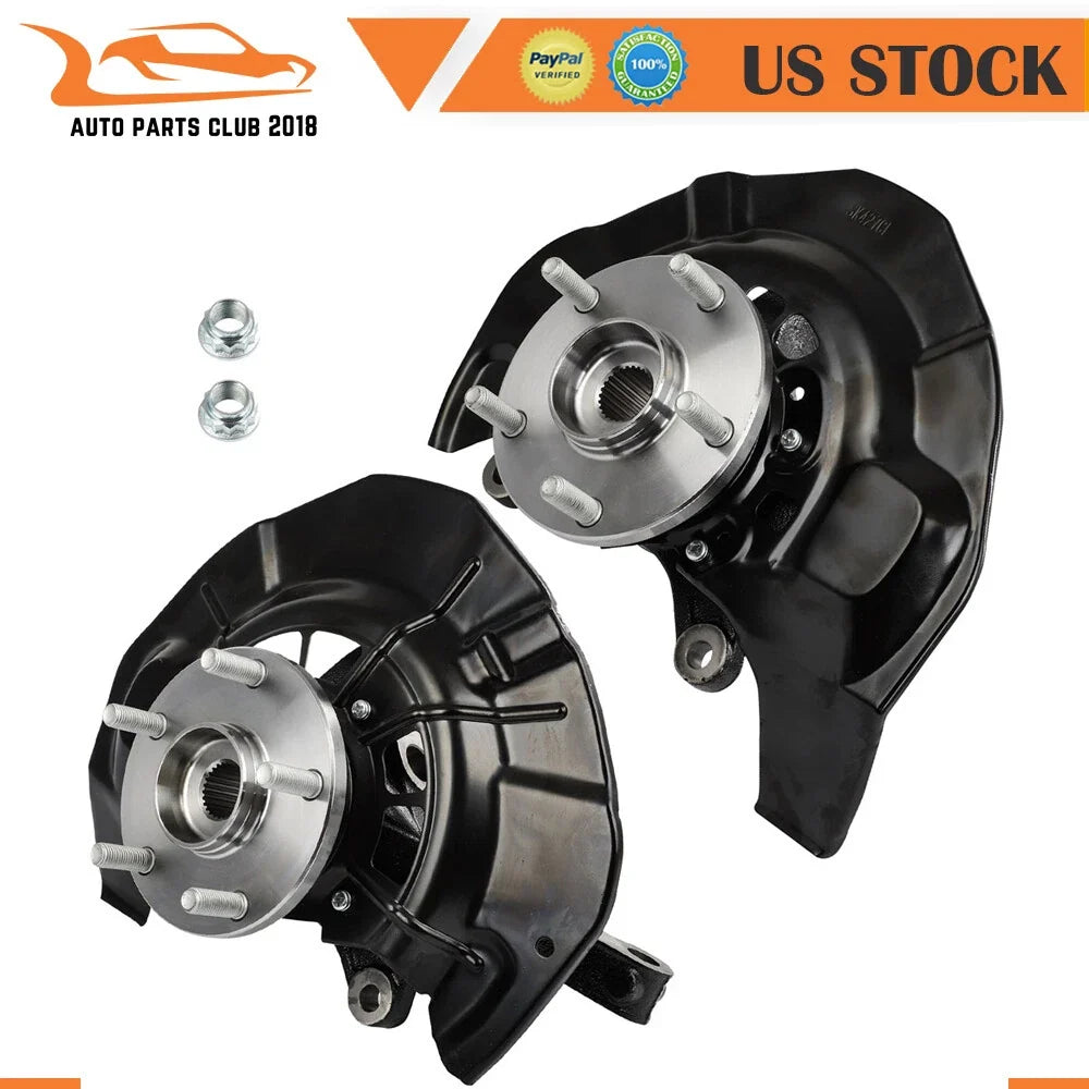 2 Front Wheel Hub Bearings for Toyota Highlander (2004–2007)