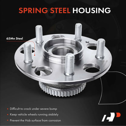 Rear Hub & Bearing Assembly - 2X for Honda Civic 2004-2005