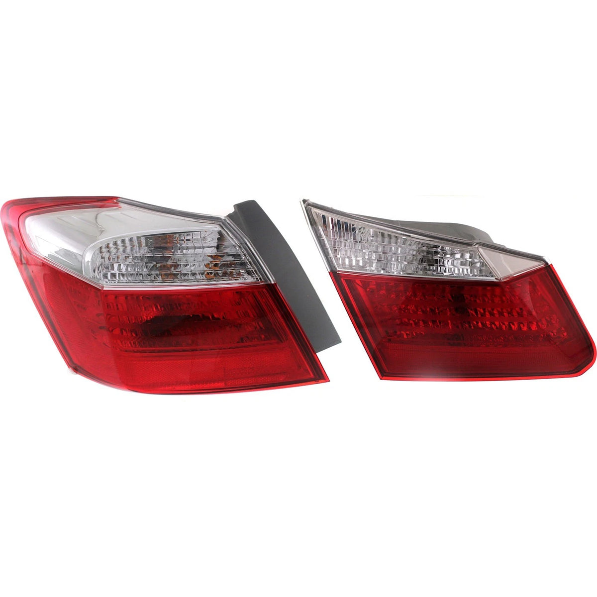 Tail Light Set for Honda Accord (2013–2015) EX/LX/Sport Sedan LH Inner & Outer