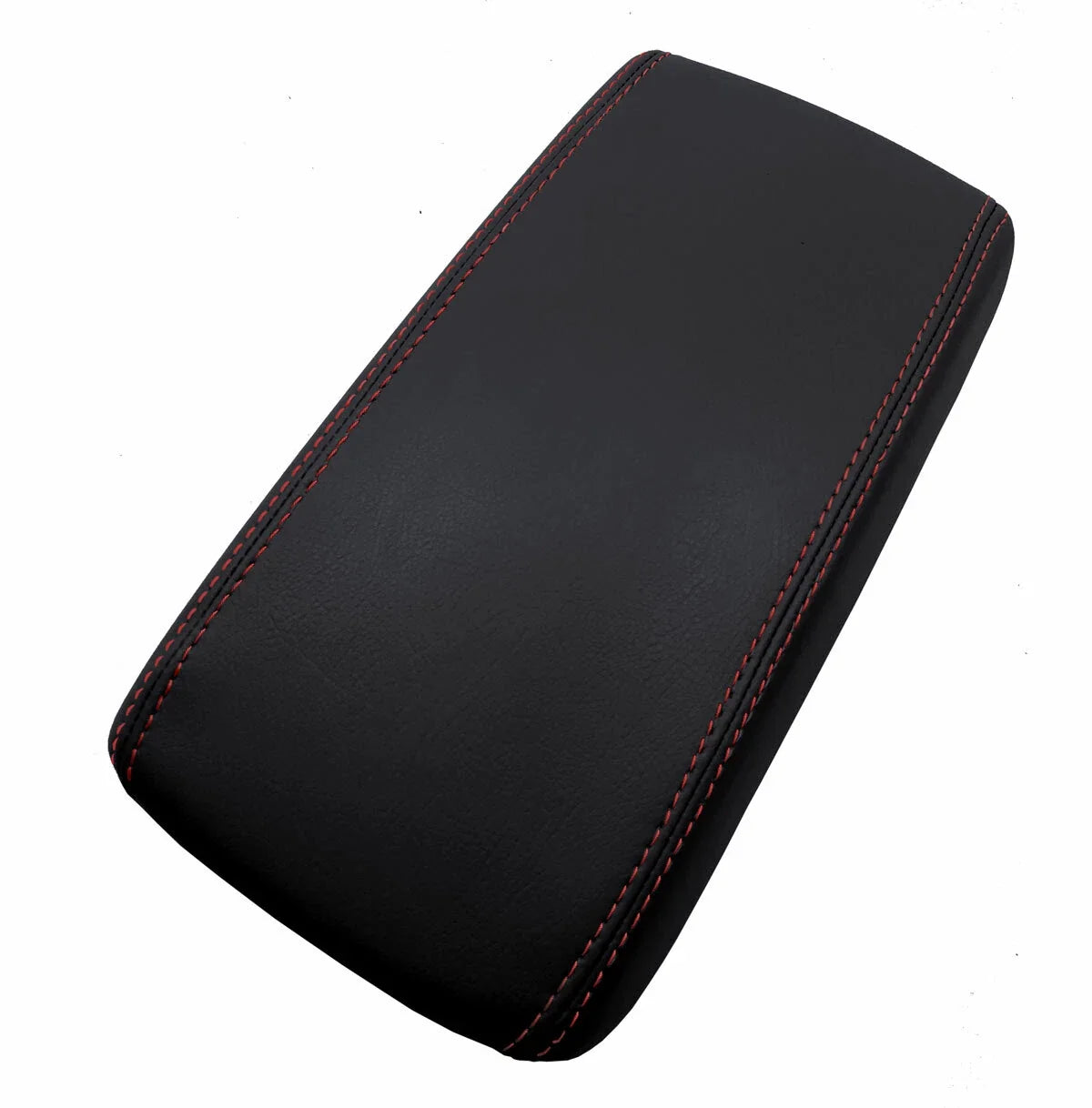 Console Lid Armrest Cover for Hyundai Elantra (2017–2020) Red Stitch