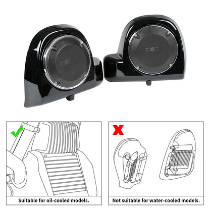 6.5" Fairing Pods with Speakers & Grills for Harley Touring (2014-2023)