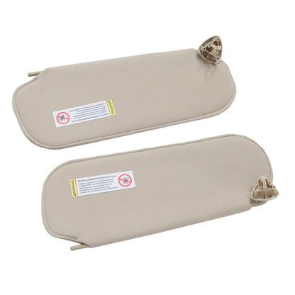Pair Beige Sun Visor for Chevy GMC Express Savana (2003–2019)