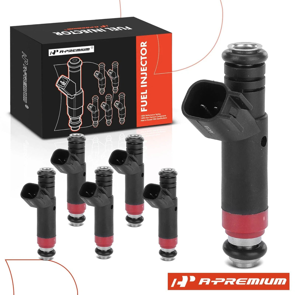 6x Fuel Injectors for Ford Taurus (2000–2007) Mercury Sable (2000–2005)