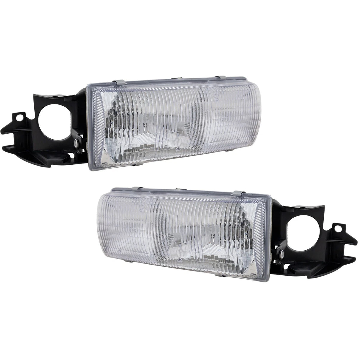 Headlights Pair Set with Mounting Panel for Chevy Caprice (1991–1996)