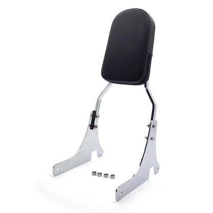 Sissy Bar Backrest with Chrome Flame Design for Kawasaki Vulcan 800 (96-06)