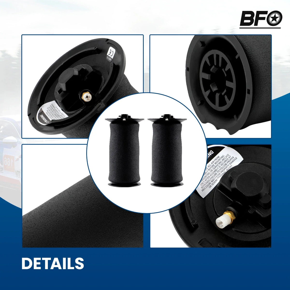 Air Spring Bellows Set for BMW 5 Series E60 E61 2008-2010