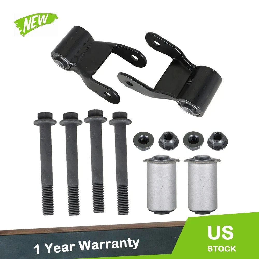 Set of 2 Rear Leaf Spring Shackles for Dodge Ram (1997–2011)