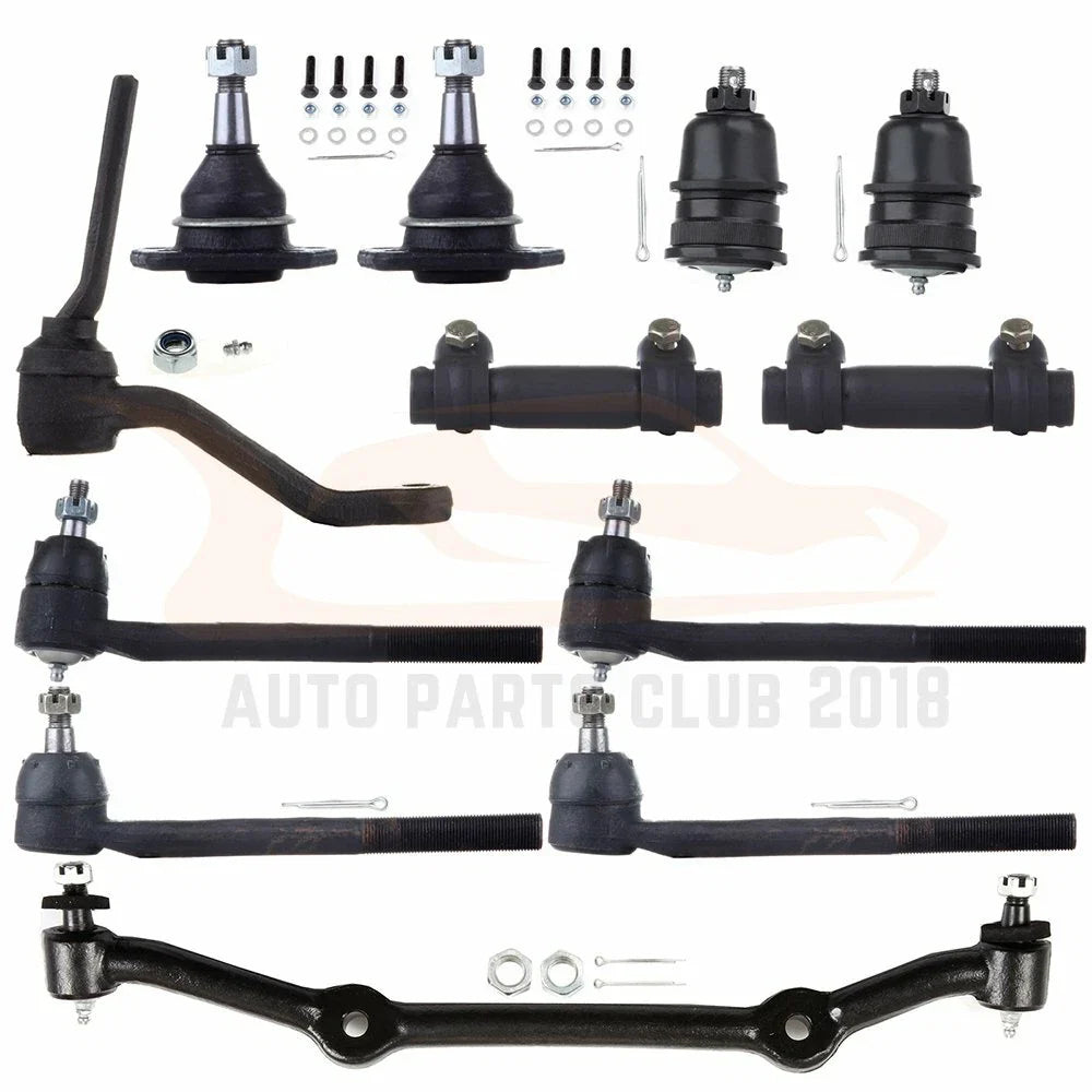 12Pcs Front Ball Joint Suspension Kit for Chevrolet S10 Pickup (1996–2003)