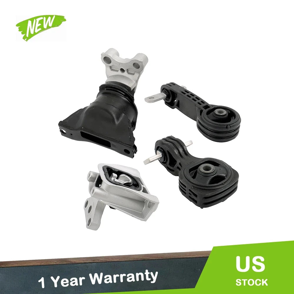Engine Motor & Transmission Mount Set of 4 for Honda Civic L4 1.8L (2006–2011)
