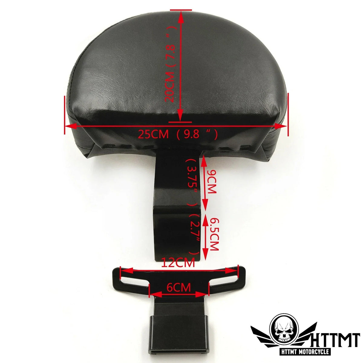 Driver Backrest for Harley Heritage Softail/Fatboy (2007–2017) Black