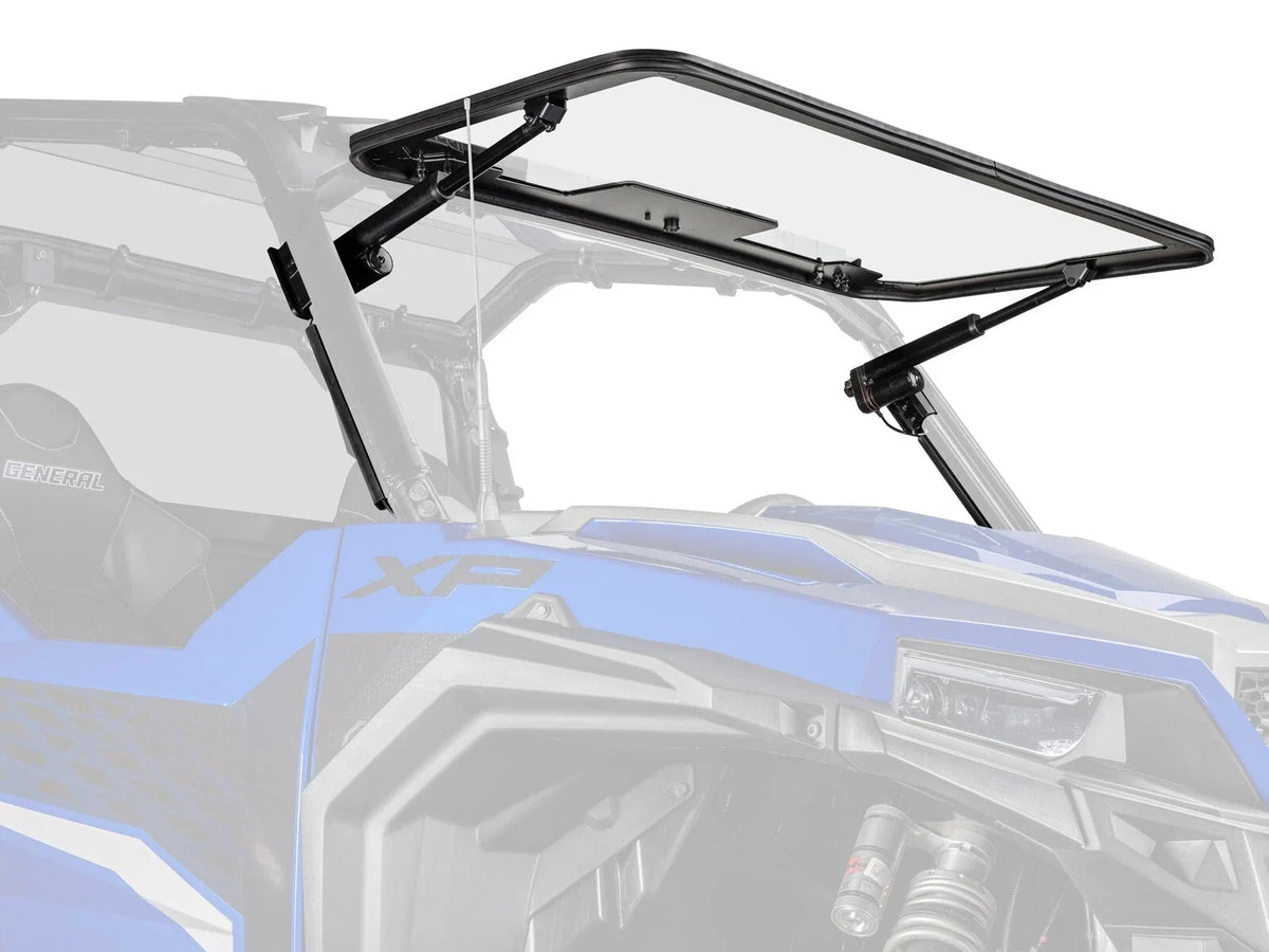 Power Flip Glass Windshield for General 1000, Polaris (2016–2023)