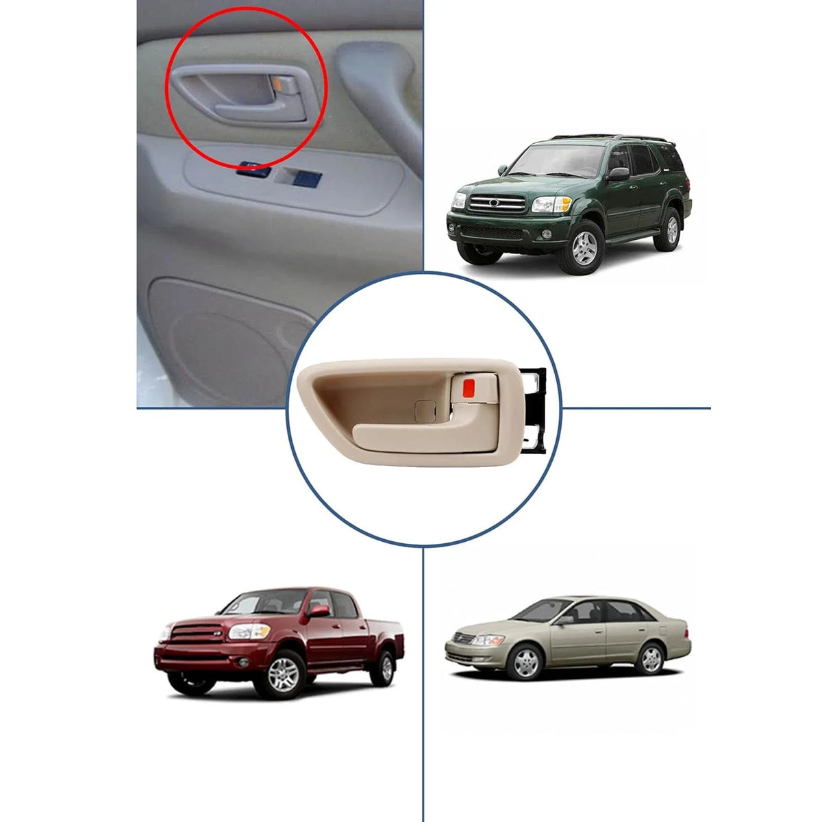 Interior Door Handle Right for Toyota Avalon (2000-2004)