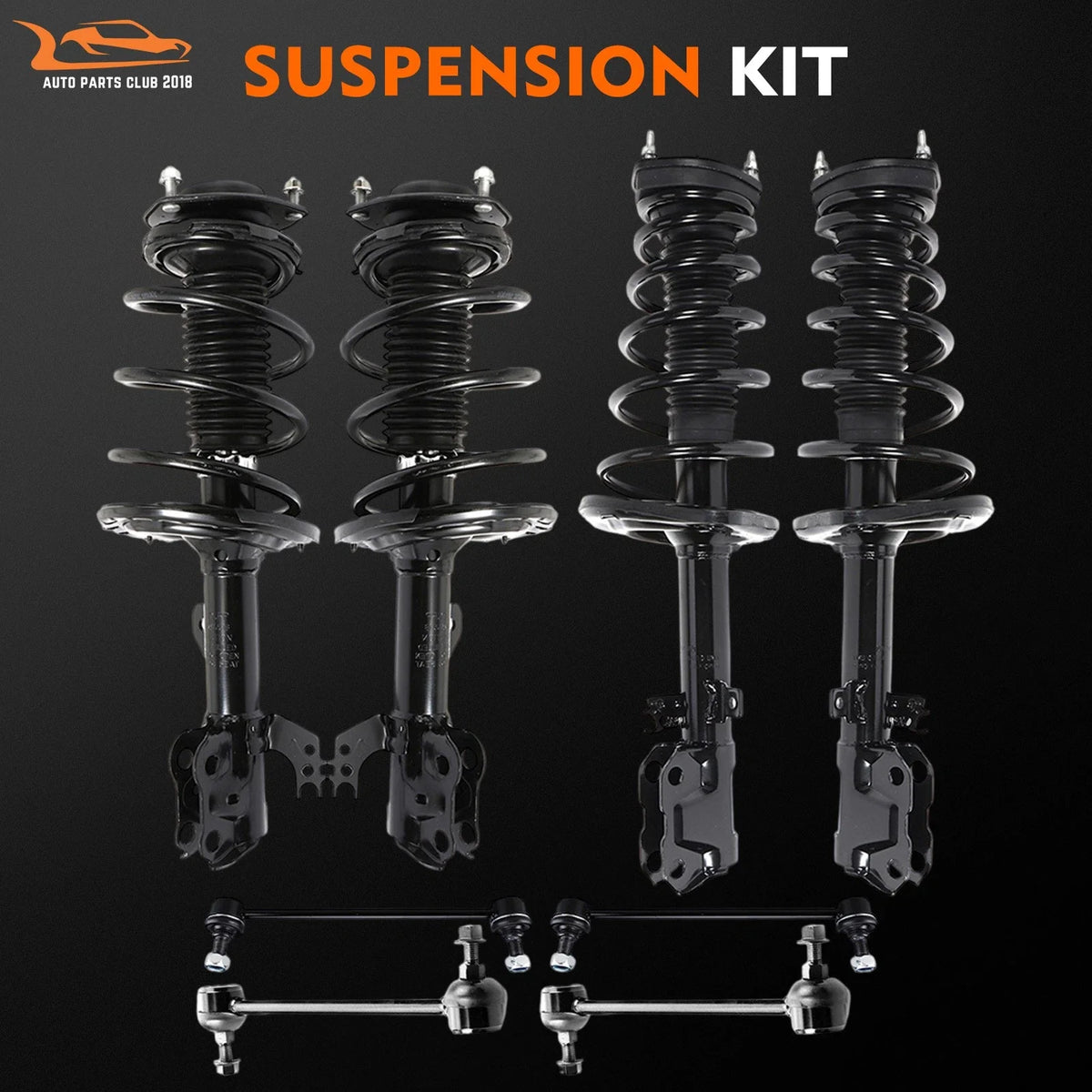 Front Rear Struts Spring Suspension Kit for Toyota Camry (2012–2017)