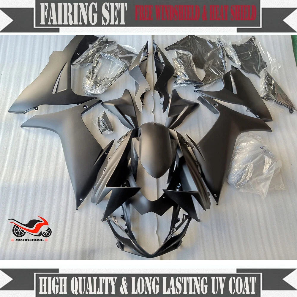 Matte Black Fairing Kit for Suzuki GSXR600/750 (2011–2023)
