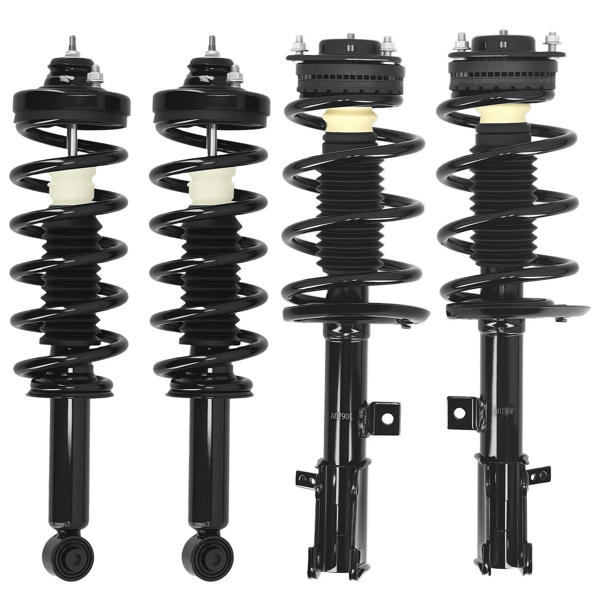 Front and Rear Struts with Coil Spring for Dodge Journey (2009–2019)