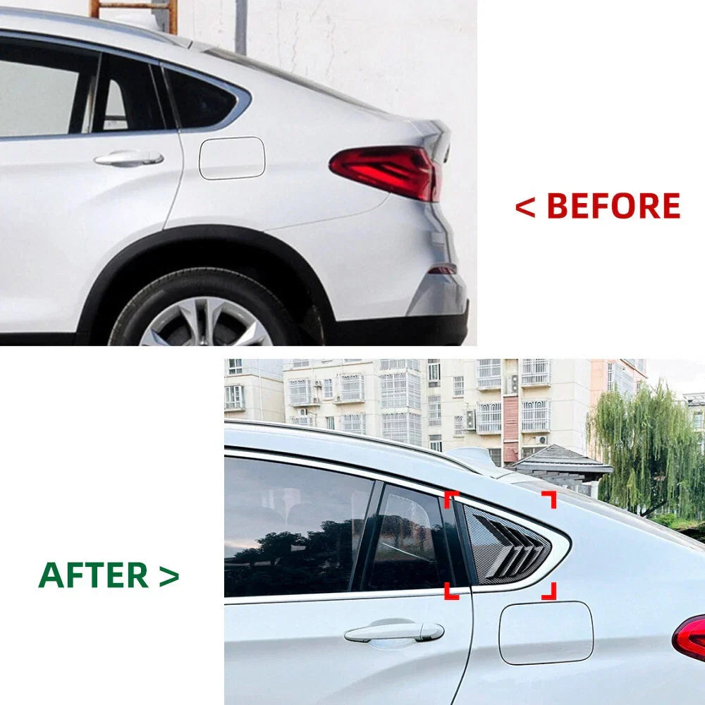 Louver Covers for Quarter Windows on BMW X4 (2014-2018)