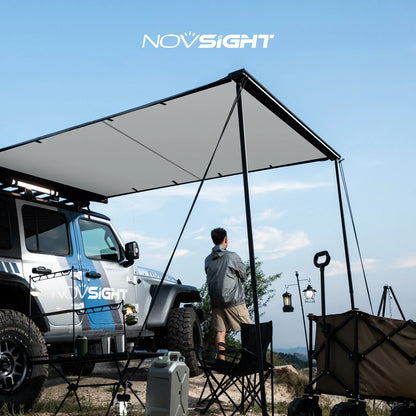 Camping Rooftop Side Pull Out Awning Sun Shade 6.5L x 8.2