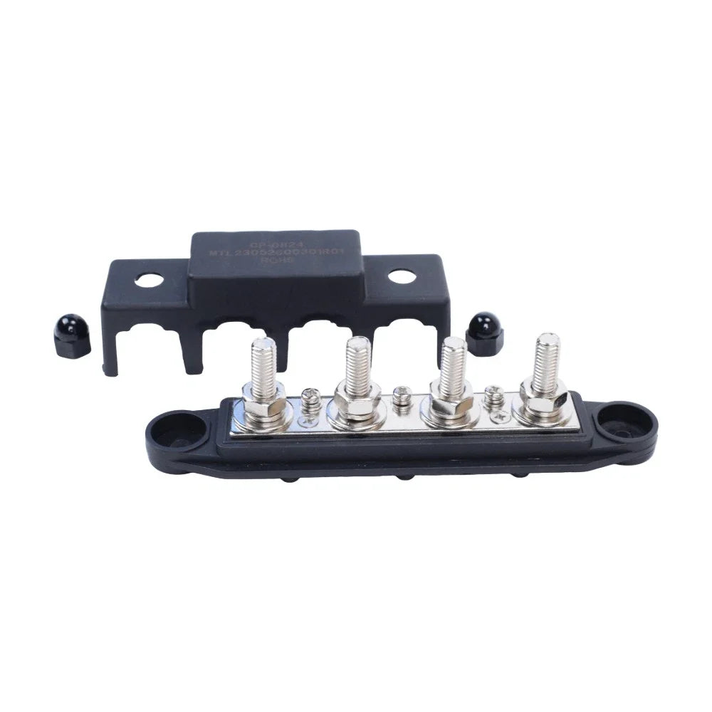 5/16" Power Distribution Busbar with Cover for Universal Use