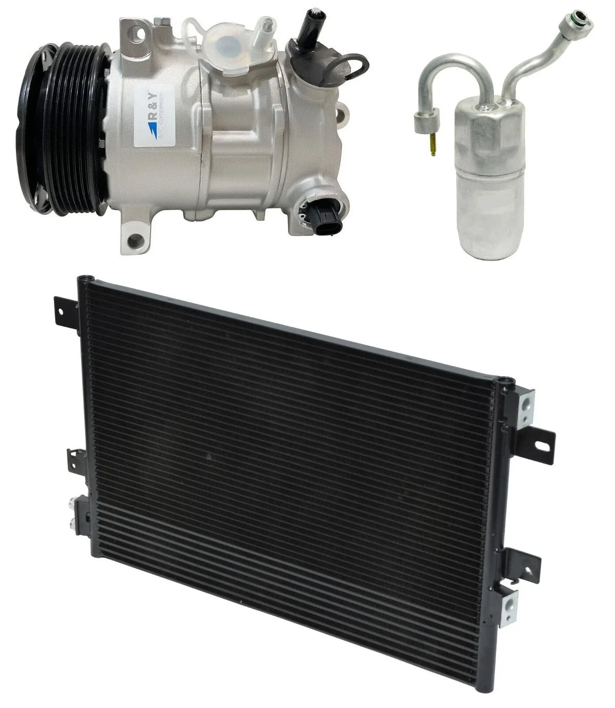 AC Compressor Kit With Condenser for Chrysler Sebring 2.4L (2008–2010)