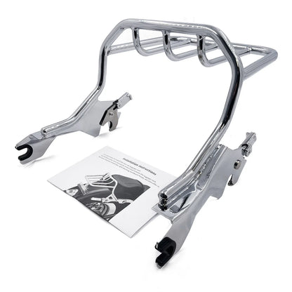 Luggage Rack Chrome Detachable Holdfast for Fat Bob FXFB FXFBS 2018-2023