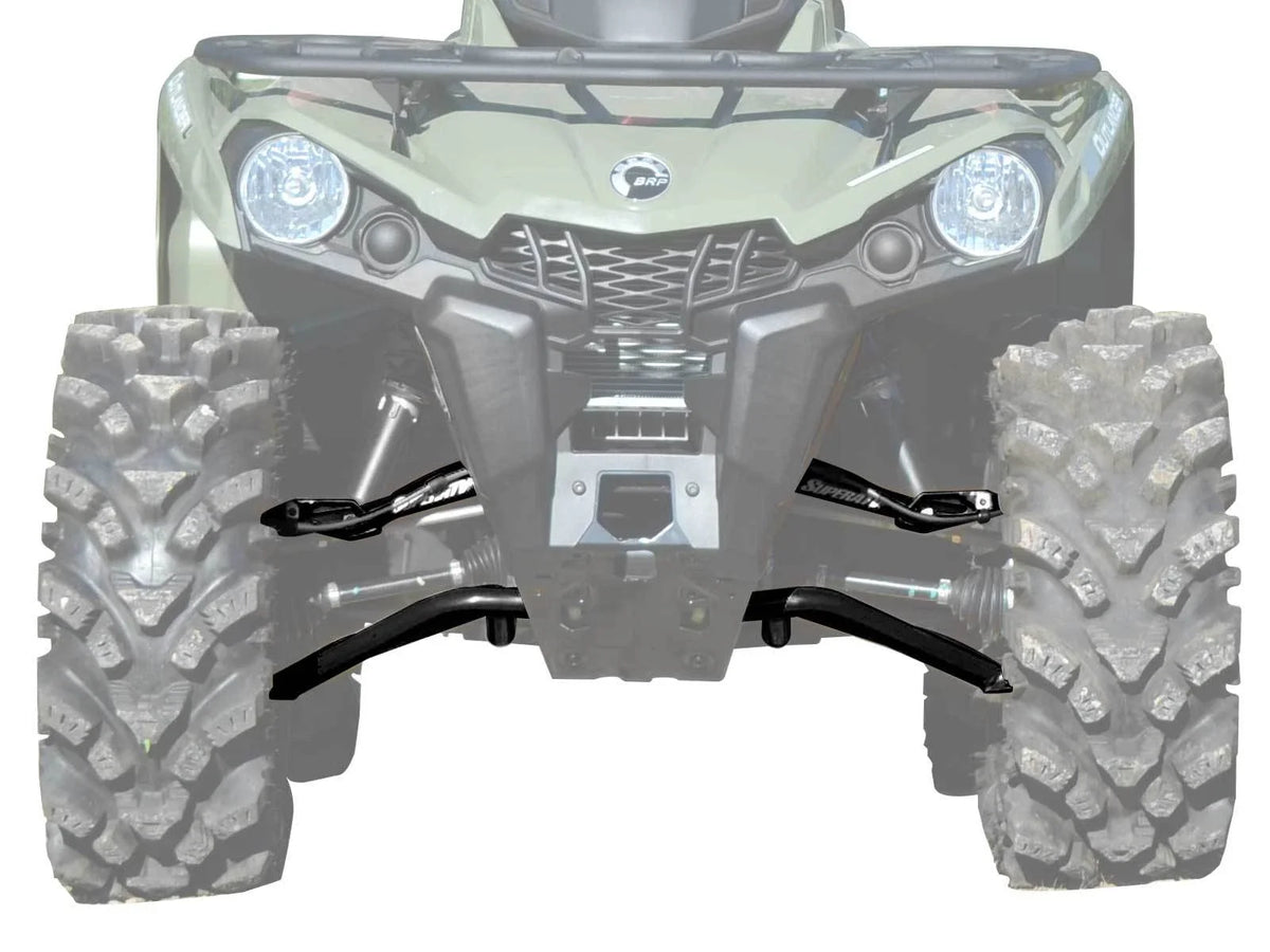 Front A-Arms - High Clearance Black for Can-Am Renegade (Gen 2)