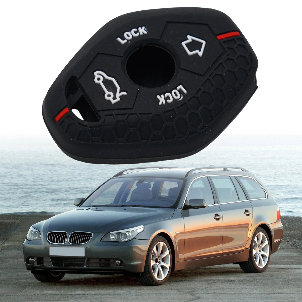 Black Key Case for BMW E46 E53 X3 E83 E39 7 5 3 330i (1998–2006)