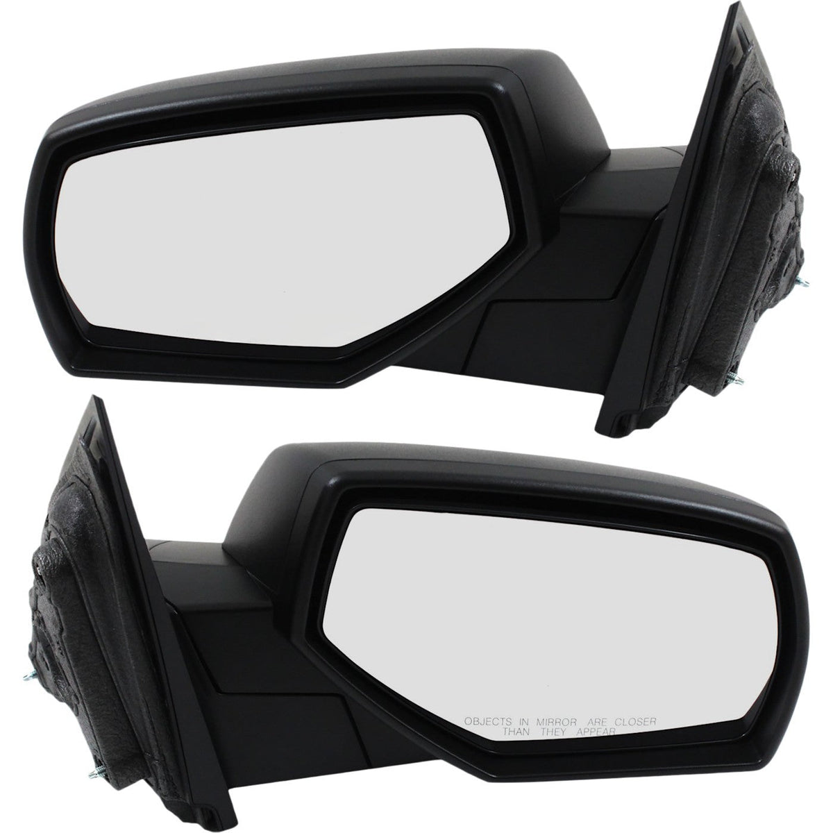 Set of 2 Manual Side Mirrors for Chevrolet Silverado 1500 (2014-2018)