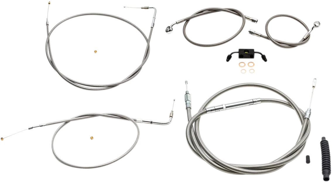 Handlebar Cable/Brake Line Kit for LA Choppers (2015–2017)