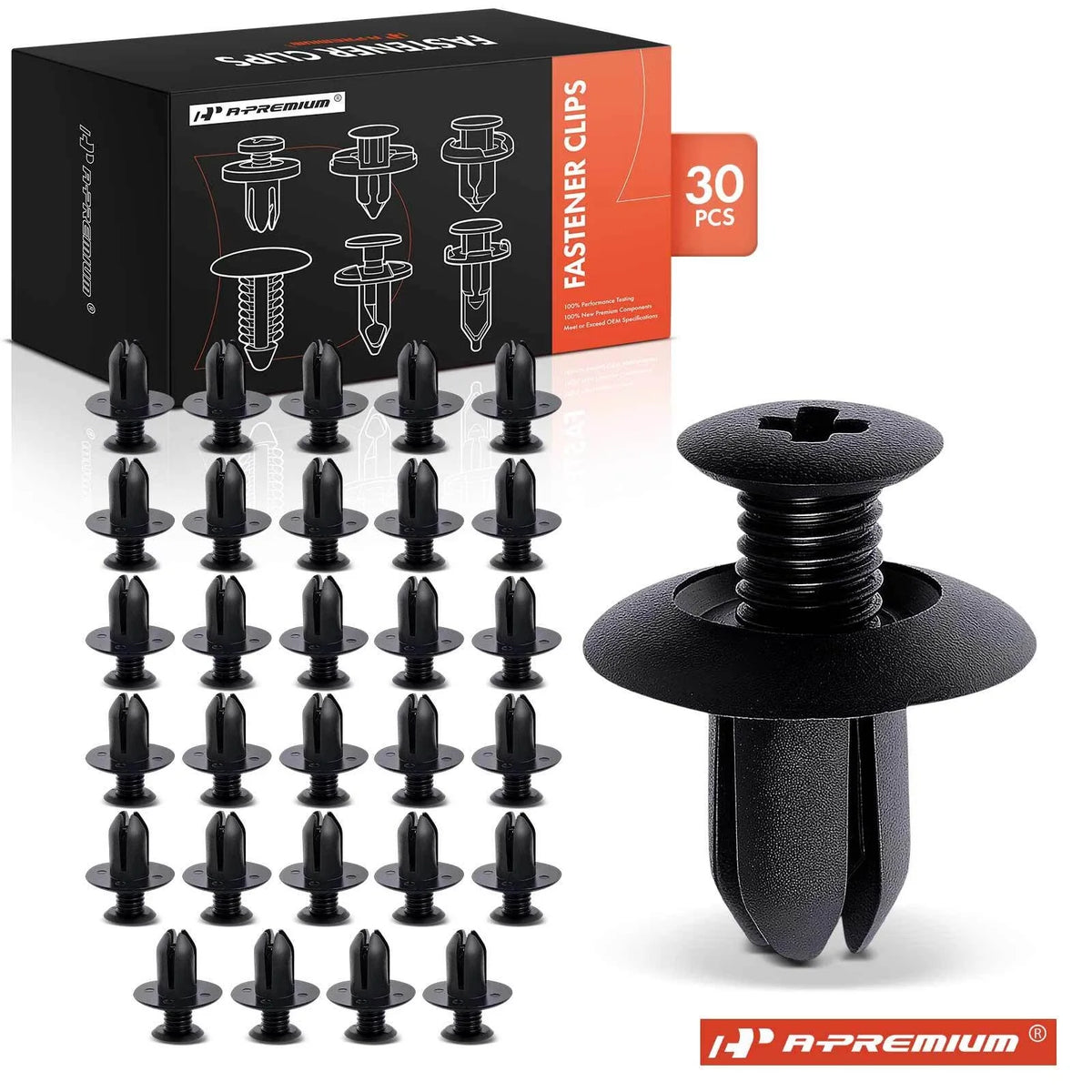 30x Nylon Retainer Clips for Ford Aspire