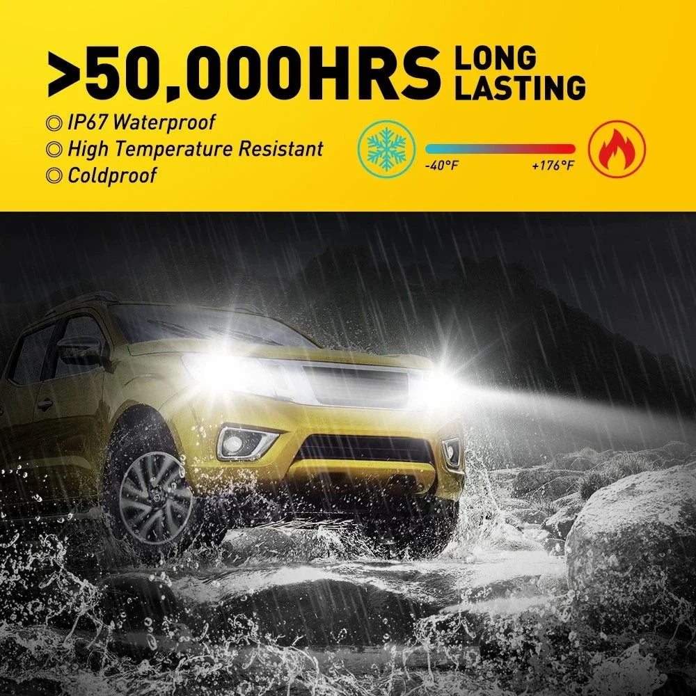 9007 HB5 LED Headlight Bulb Set - 2 Pack