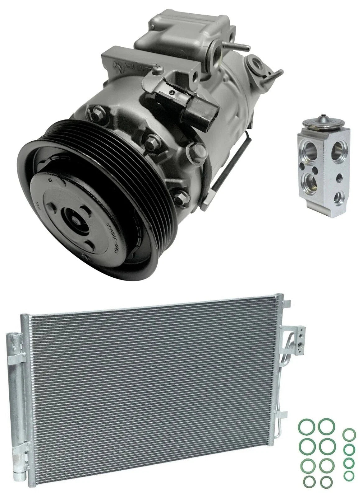 AC Compressor Kit With Condenser for Kia Sorento 2.4L (2011–2015)