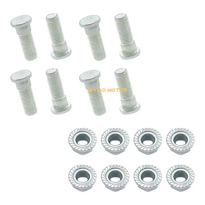 Rear Wheel Studs 3/8" - 8 Pack for Polaris Trail Blazer 250 400 500