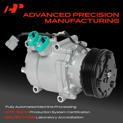 A/C Compressor with Clutch - Honda Civic (2002-2005) & Acura EL (2001-2005)