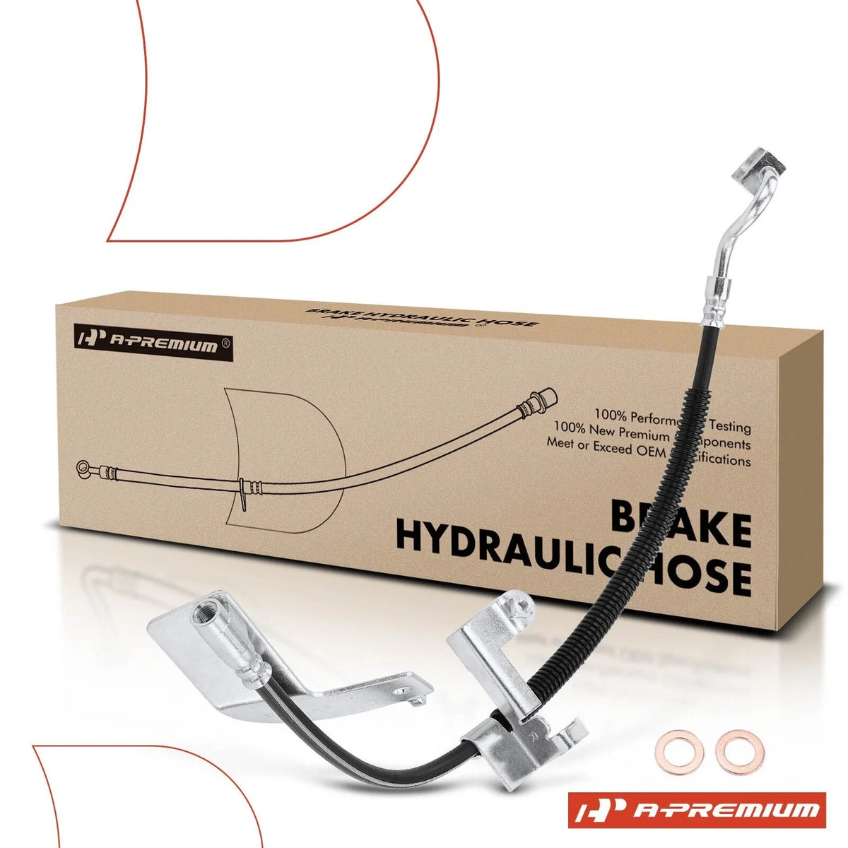 Rear Right Brake Hydraulic Hose for Ford Mustang (1999–2004)