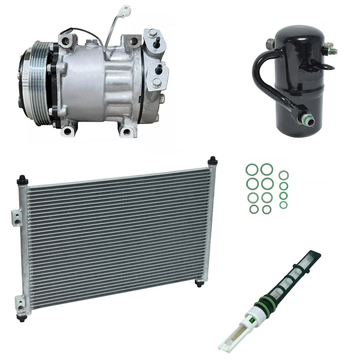AC Compressor Kit With Condenser for Mazda 626 2.5L V6 (2002–2002)
