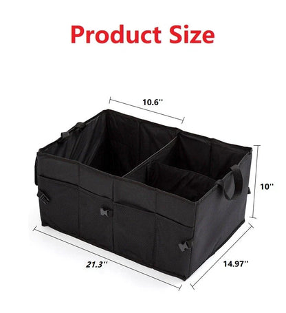 Cargo Organizer - Folding Collapsible for Car, Truck, SUV Use
