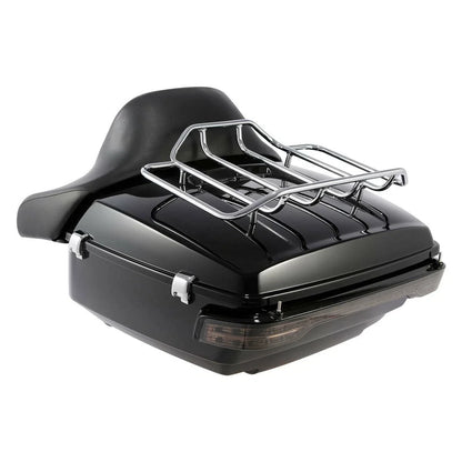 Mount Rack with LED Tail Light and Trunk Pad for Harley Road Glide 2014-2025