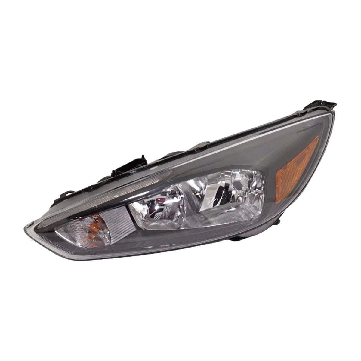 Set of 2 LH RH Headlights for Ford Focus (2015–2018) Halogen w/ LED DRL