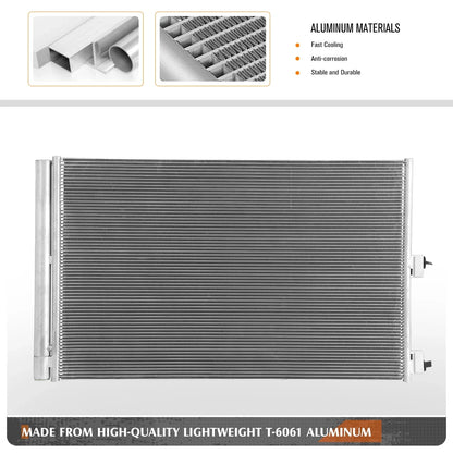 Aluminum A/C Condenser for Mercedes AMG CLA45 GLA45 2014-2020