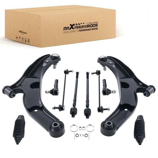 10PC Front Lower Control Arm Ball Joint Rack Boot for Mazda Protege 5 (2002–2003)