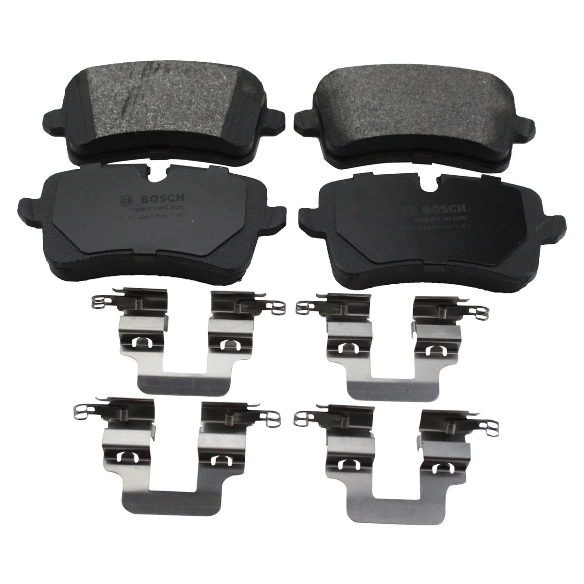 Bosch QuietCast Pads & DuraGo Rear Rotors Kit for Audi A6 Quattro