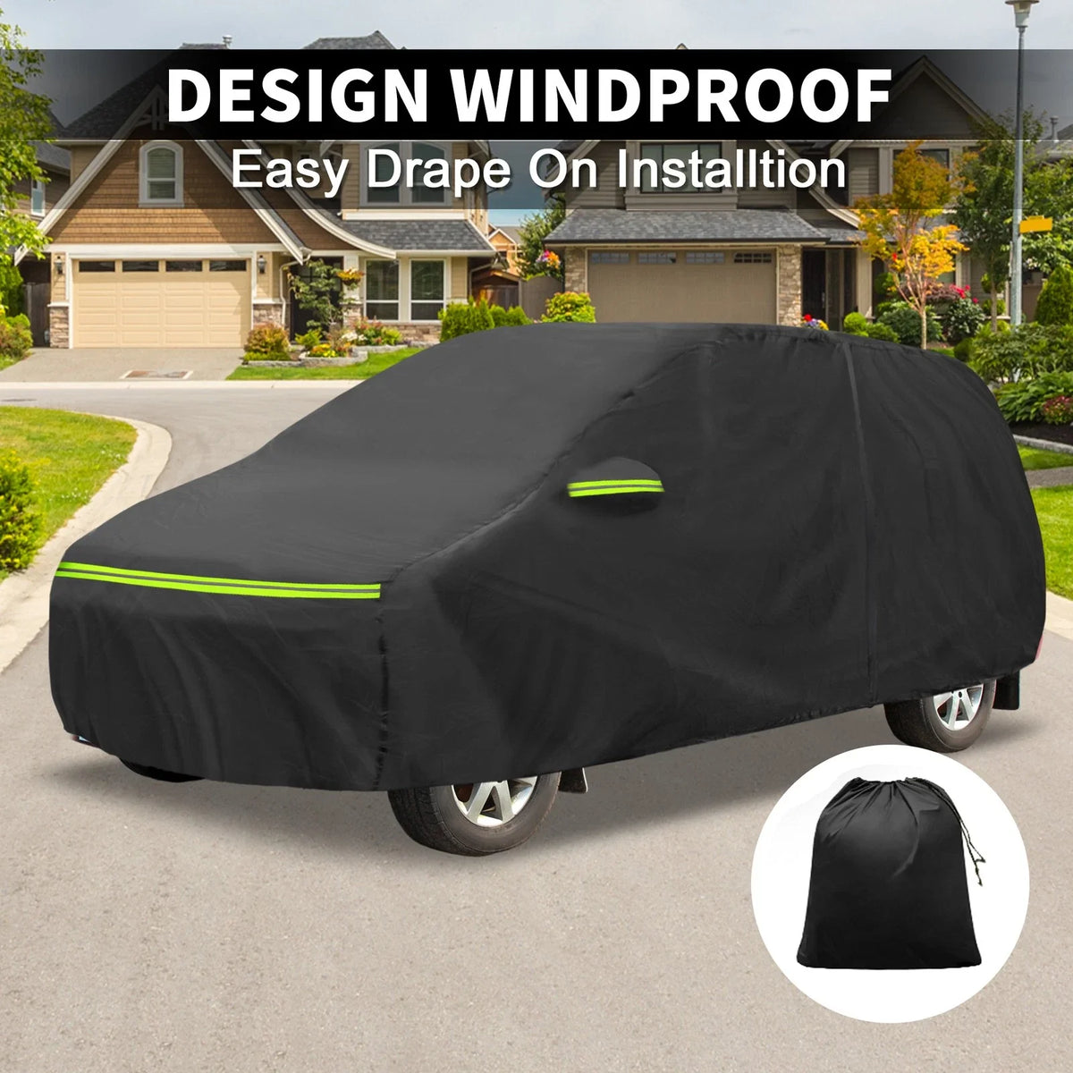 Waterproof Car Cover 242D-PU for Volkswagen Caddy IV (2015–2020)