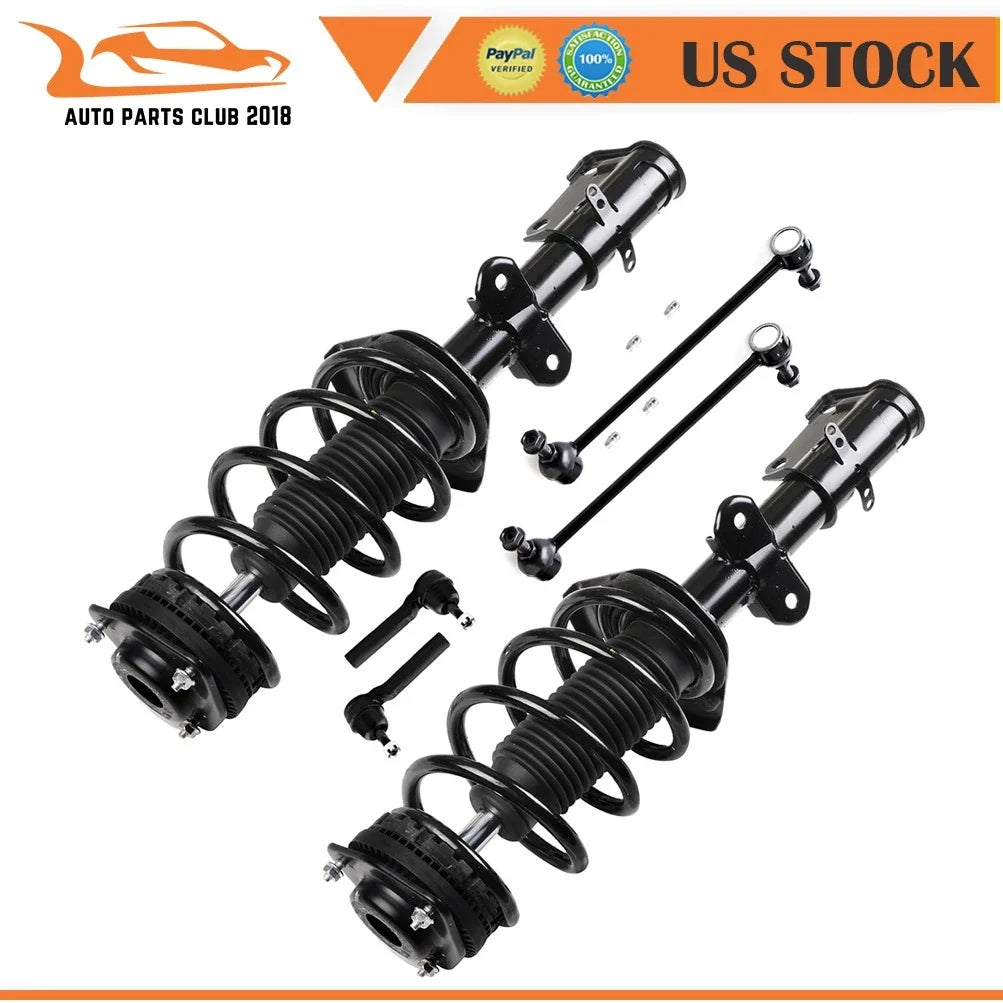 Front Strut Assembly with Sway Bar Tie Rod for Dodge Grand Caravan 08-18