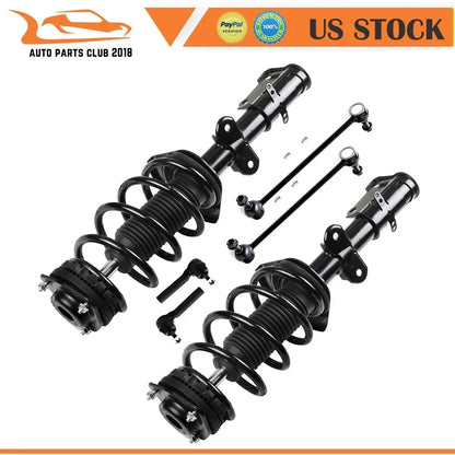 Front Strut Assembly with Sway Bar Tie Rod for Dodge Grand Caravan 08-18