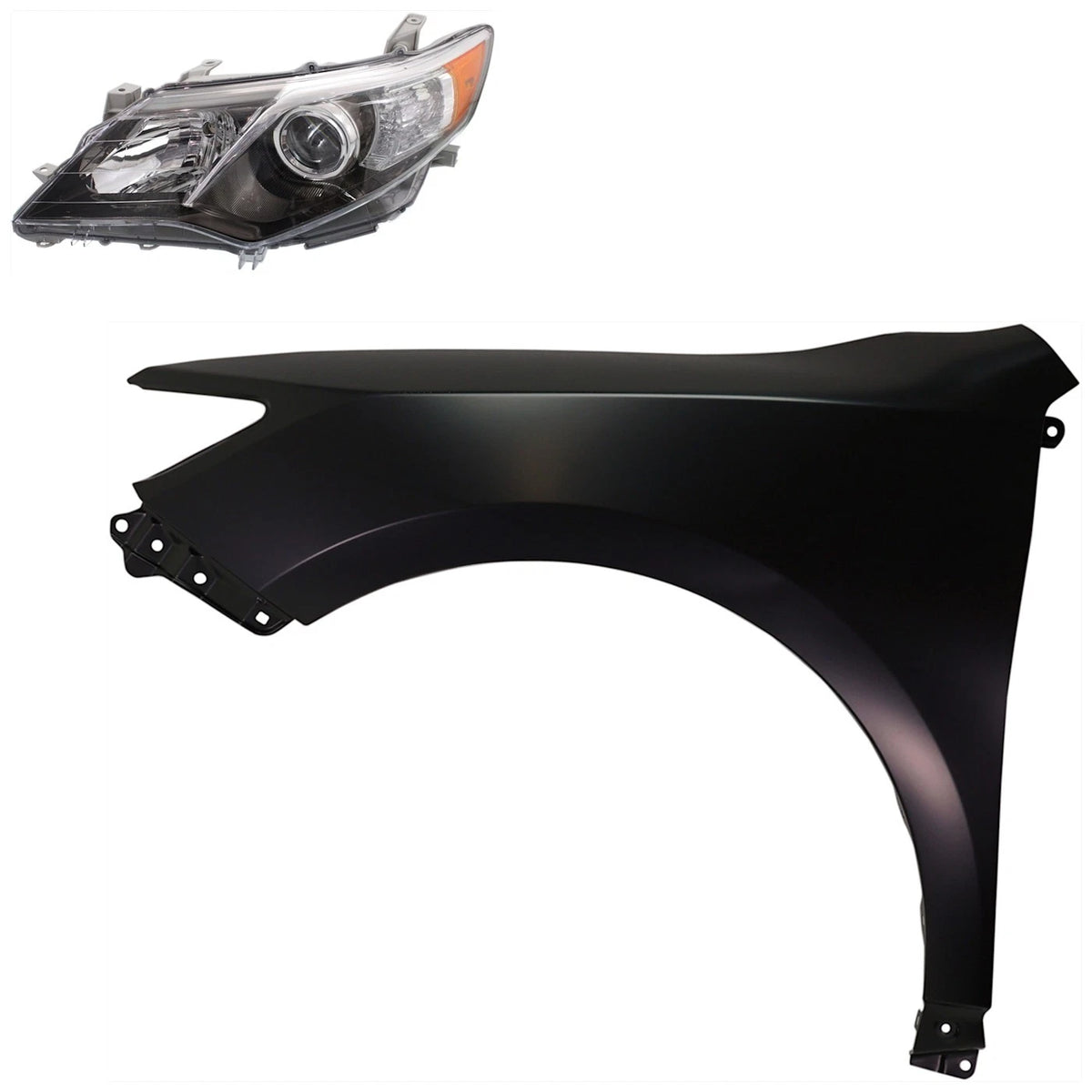 Headlight for Toyota Camry (2012–2014) Driver Side HID/Xenon Lens Housing