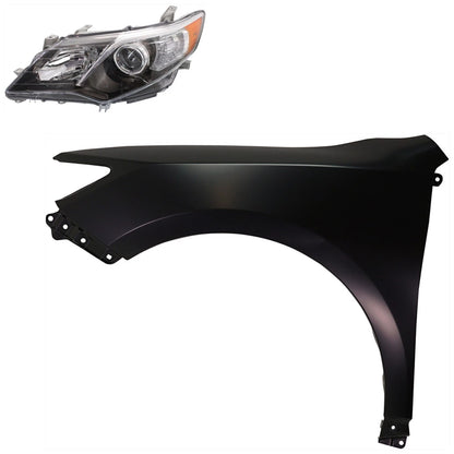 Headlight for Toyota Camry (2012–2014) Driver Side HID/Xenon Lens Housing