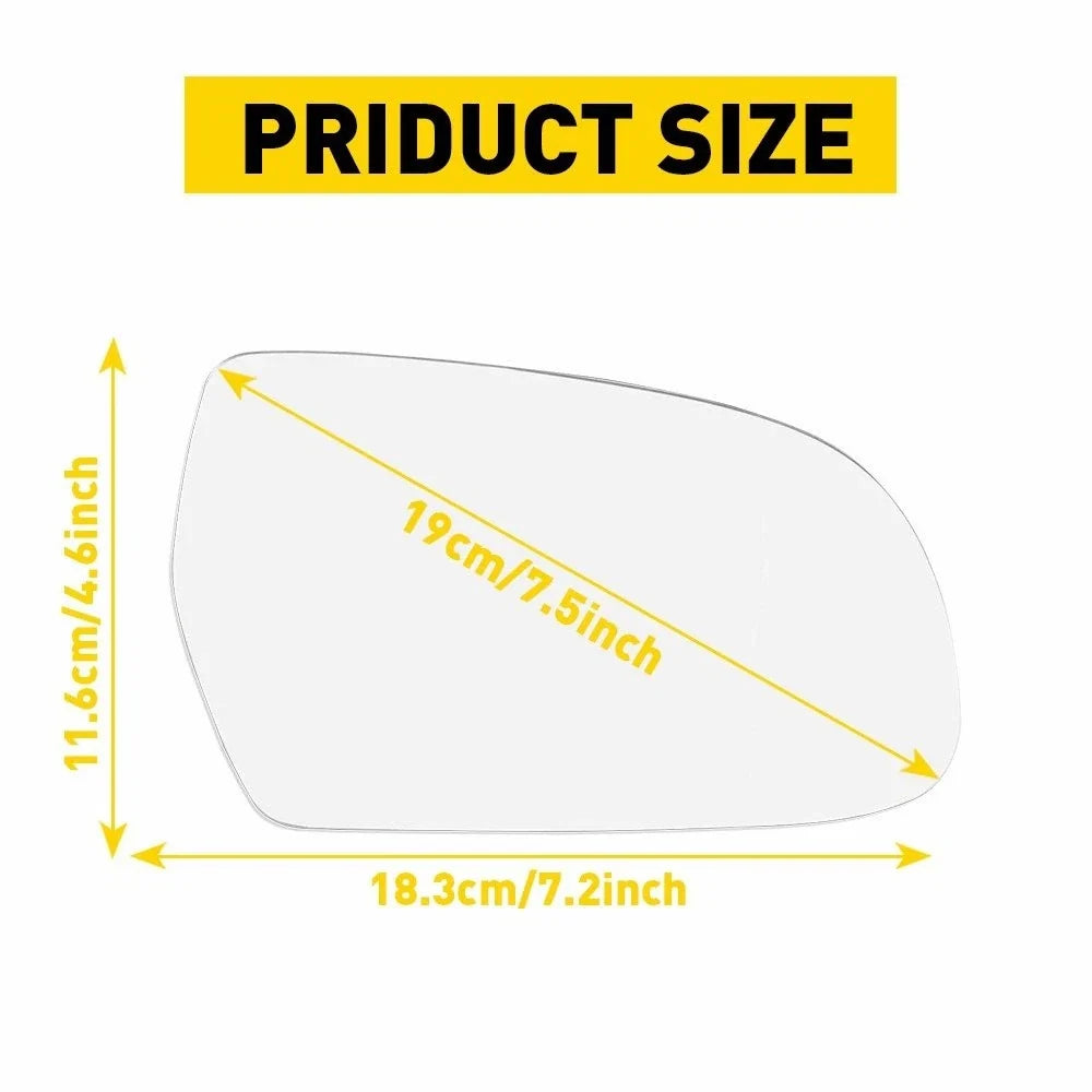 Heated Right Side Mirror Glass Backing for Audi A5 A3 S5 A4 Quattro (EOJ)