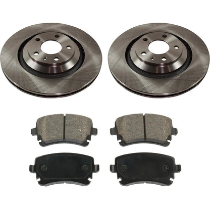 Rear Brake Disc Rotors and Pads Kit for Audi A6 Quattro (2005–2011)